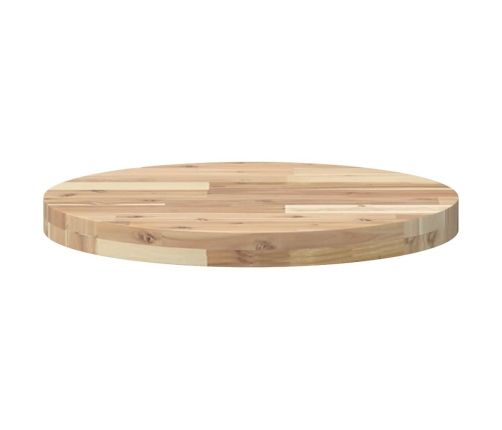 Tablero de mesa redondo madera maciza de acacia Ø50x4 cm