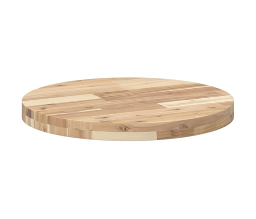 Tablero de mesa redondo madera maciza de acacia Ø50x4 cm