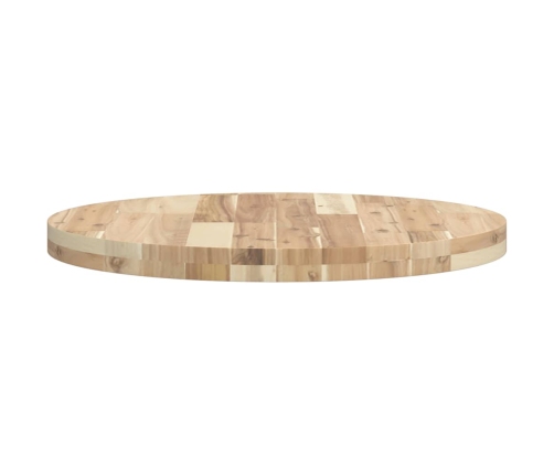 Tablero de mesa redondo madera maciza de acacia Ø60x4 cm