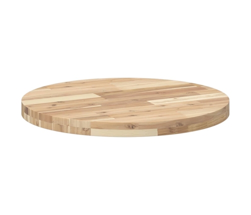 Tablero de mesa redondo madera maciza de acacia Ø60x4 cm