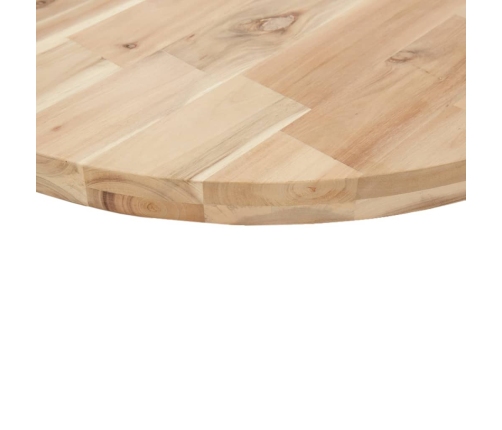 Tablero de mesa redondo madera maciza de acacia Ø60x4 cm