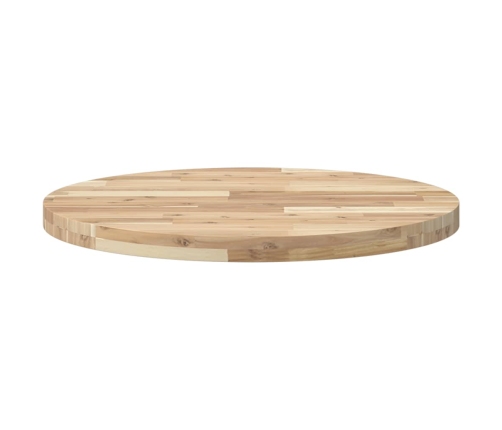 Tablero de mesa redondo madera maciza de acacia Ø70x4 cm