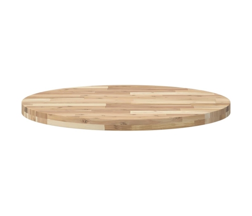 Tablero de mesa redondo madera maciza de acacia Ø80x4 cm