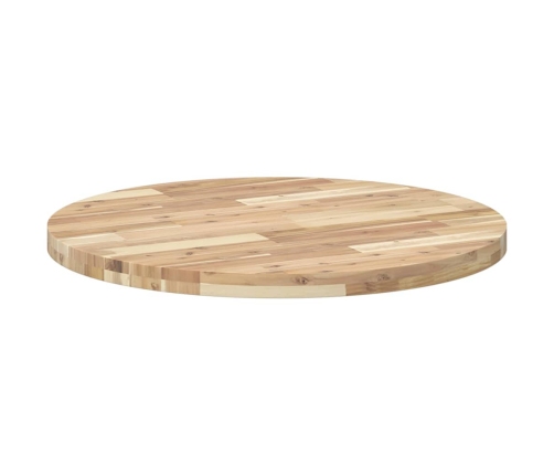 Tablero de mesa redondo madera maciza de acacia Ø80x4 cm