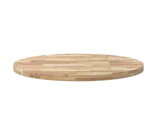 Tablero de mesa redondo madera maciza de acacia Ø90x4 cm