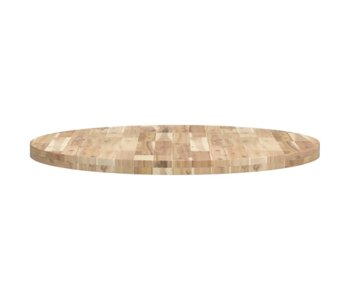 Tablero de mesa redondo madera maciza de acacia Ø90x4 cm