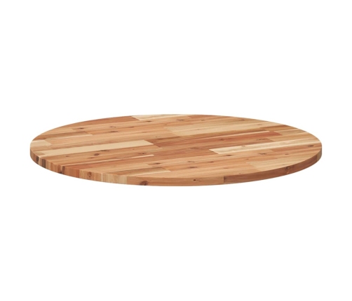 Tablero de mesa redondo madera maciza de acacia Ø70x2 cm