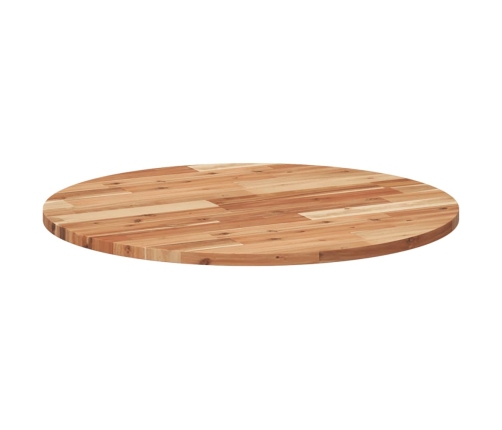 Tablero de mesa redondo madera maciza de acacia Ø70x2 cm