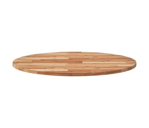 Tablero de mesa redondo madera maciza de acacia Ø80x2 cm