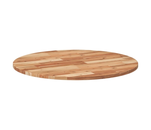 Tablero de mesa redondo madera maciza de acacia Ø80x2 cm