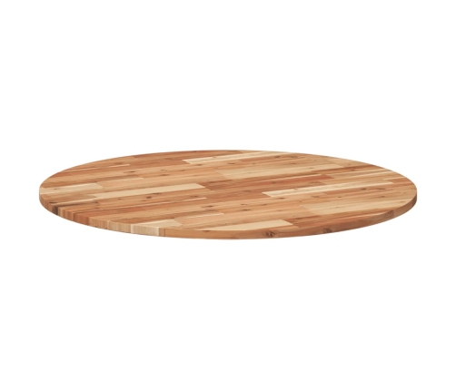 Tablero de mesa redondo madera maciza de acacia Ø90x2 cm