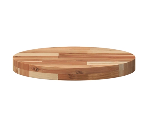 Tablero de mesa redondo madera maciza de acacia Ø40x4 cm