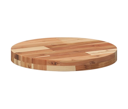 Tablero de mesa redondo madera maciza de acacia Ø40x4 cm