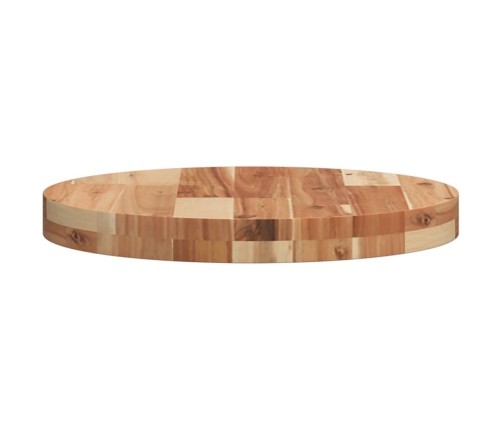 Tablero de mesa redondo madera maciza de acacia Ø40x4 cm