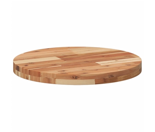 Tablero de mesa redondo madera maciza de acacia Ø50x4 cm