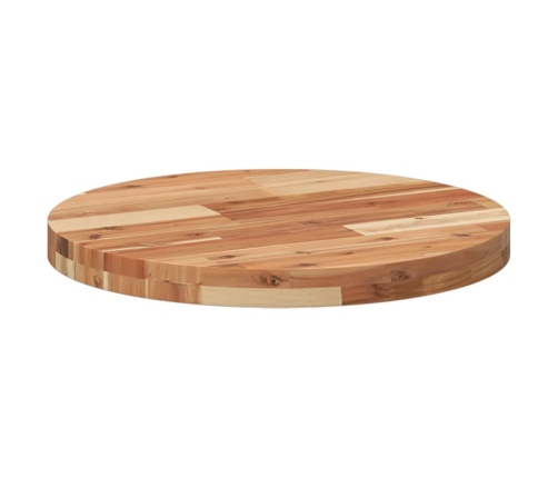 Tablero de mesa redondo madera maciza de acacia Ø50x4 cm