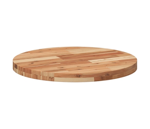 Tablero de mesa redondo madera maciza de acacia Ø60x4 cm