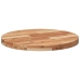 Tablero de mesa redondo madera maciza de acacia Ø60x4 cm