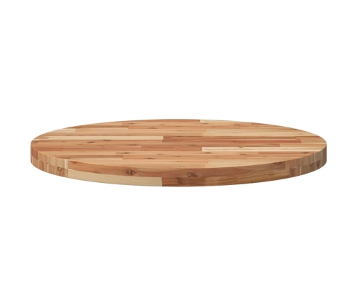 Tablero de mesa redondo madera maciza de acacia Ø70x4 cm