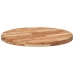 Tablero de mesa redondo madera maciza de acacia Ø70x4 cm