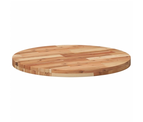 Tablero de mesa redondo madera maciza de acacia Ø70x4 cm