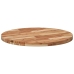 Tablero de mesa redondo madera maciza de acacia Ø80x4 cm