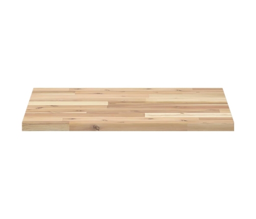 Tablero de mesa cuadrado madera maciza de acacia 50x50x2 cm