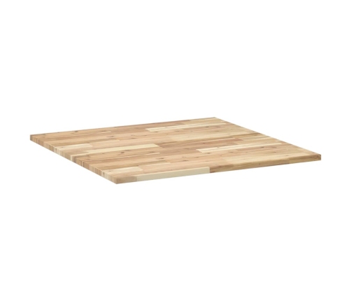 Tablero de mesa cuadrado madera maciza acacia 80x80x2 cm