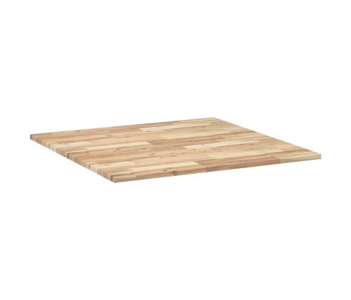 Tablero de mesa cuadrado madera maciza acacia 90x90x2 cm