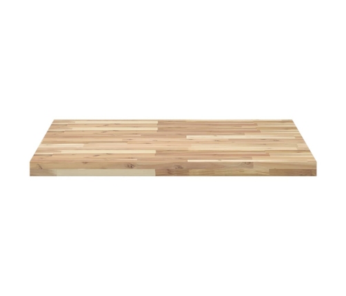 Tablero de mesa cuadrado madera maciza acacia 80x80x4 cm