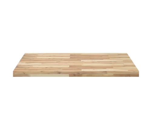 Tablero de mesa cuadrado madera maciza acacia 90x90x4 cm