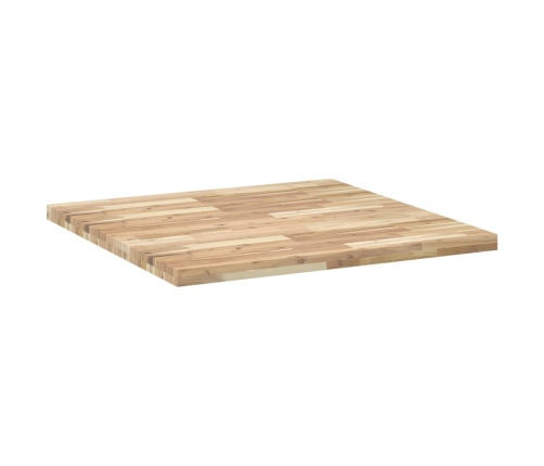 Tablero de mesa cuadrado madera maciza acacia 90x90x4 cm