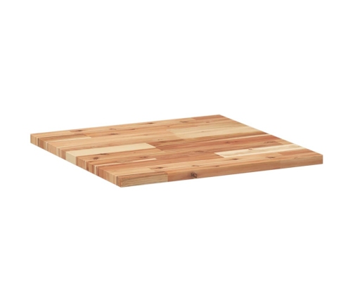 Tablero de mesa cuadrado madera maciza de acacia 50x50x2 cm