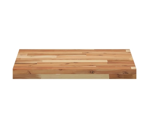 Tablero de mesa cuadrado madera maciza acacia 50x50x4 cm