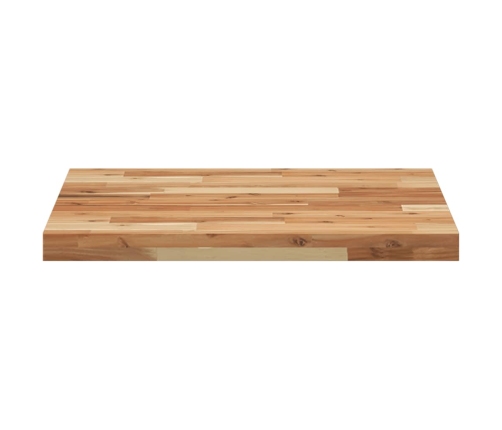 Tablero de mesa cuadrado madera maciza acacia 60x60x4 cm