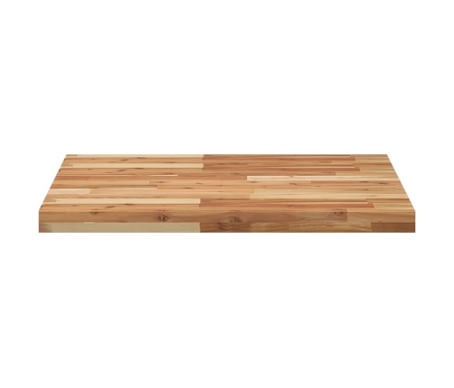 Tablero de mesa cuadrado madera maciza acacia 70x70x4 cm