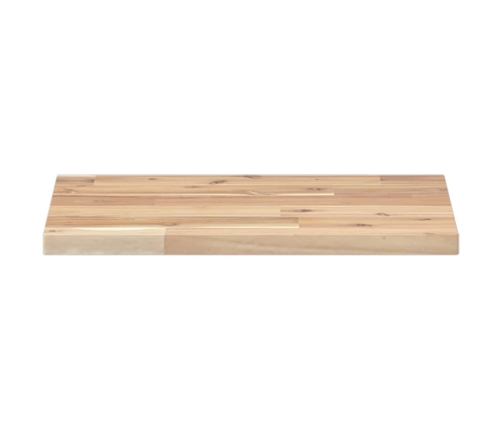 Tablero de mesa rectangular madera maciza acacia 40x30x2 cm