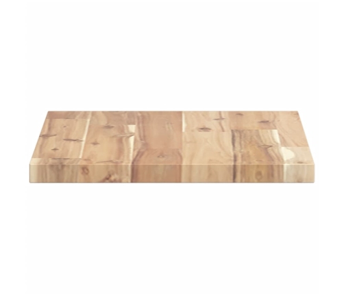 Tablero de mesa rectangular madera maciza acacia 40x30x2 cm