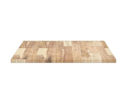 Tablero de mesa rectangular madera maciza acacia 100x60x2 cm