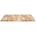 Tablero de mesa rectangular madera maciza de acacia 100x80x2 cm