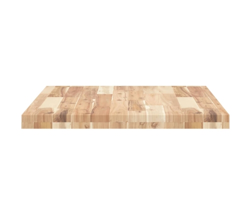 Tablero de mesa rectangular madera maciza acacia 80x60x4 cm