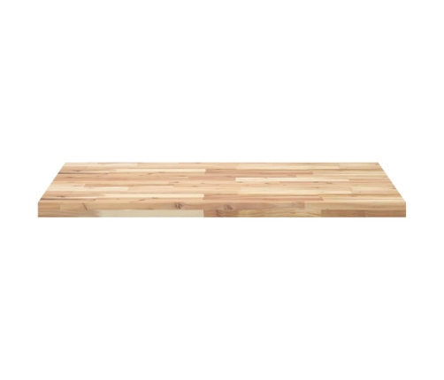 Tablero de mesa rectangular madera maciza acacia 80x70x4 cm