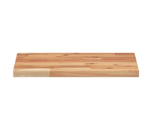 Tablero de mesa rectangular madera maciza acacia 40x30x2 cm