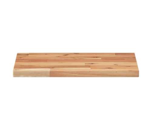 Tablero de mesa rectangular madera maciza acacia 60x30x2 cm