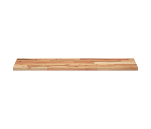 Tablero de mesa rectangular madera maciza acacia 80x30x2 cm