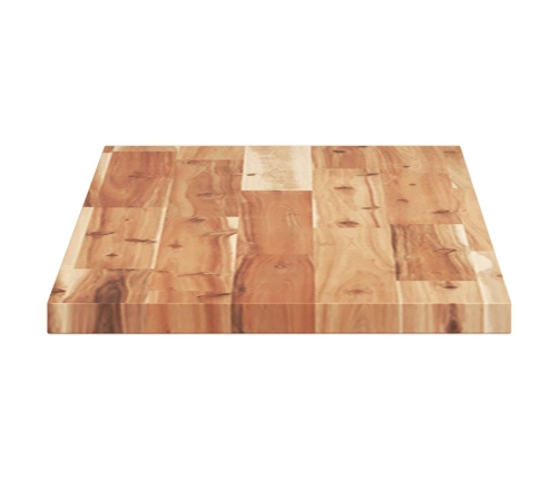 Tablero de mesa rectangular madera maciza acacia 80x30x2 cm