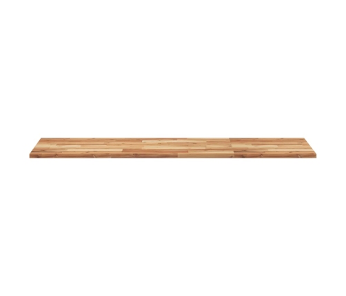 Tablero de mesa rectangular madera maciza acacia 140x50x2 cm