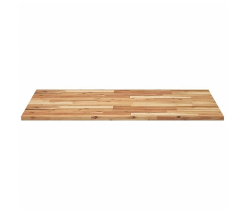 Tablero de mesa rectangular madera maciza acacia 80x70x2 cm