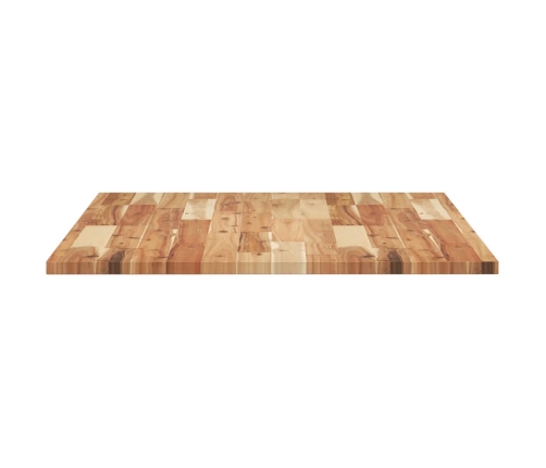 Tablero de mesa rectangular madera maciza acacia 80x70x2 cm