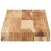 Tablero de mesa rectangular madera maciza acacia 80x20x4 cm